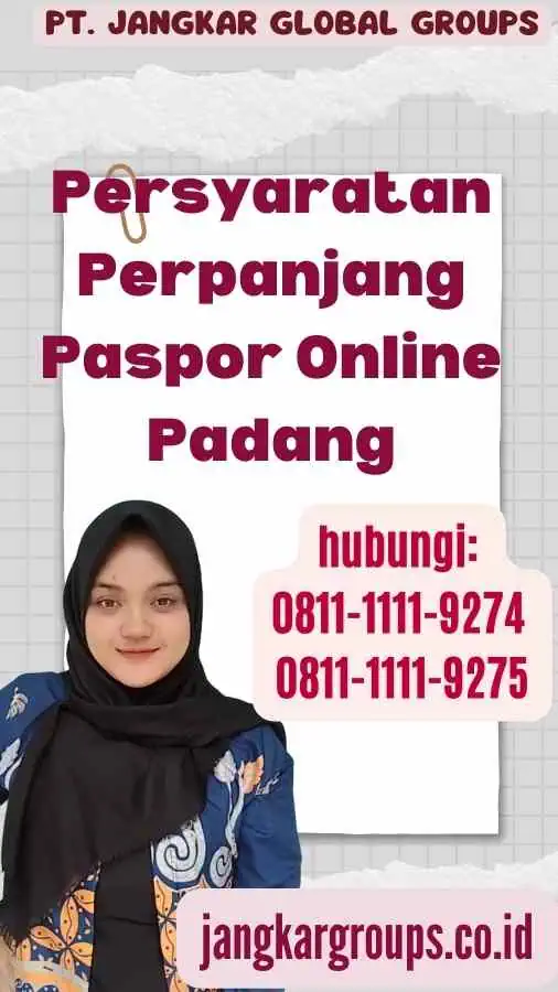 Persyaratan Perpanjang Paspor Online Padang