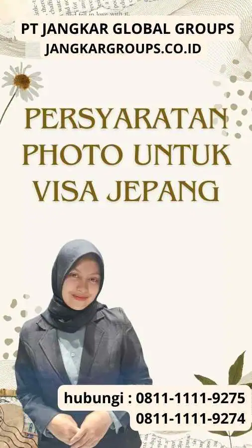 Persyaratan Photo untuk Visa Jepang