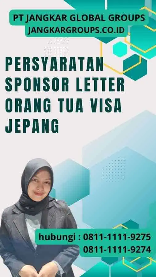 Persyaratan Sponsor Letter Orang Tua Visa Jepang