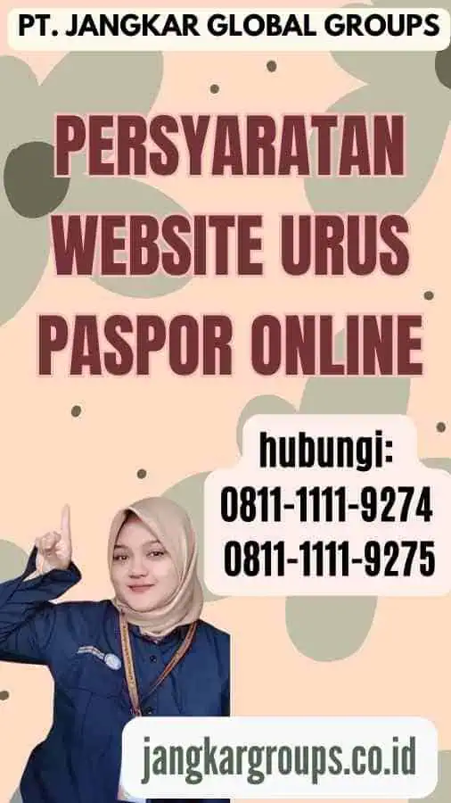 Persyaratan Website Urus Paspor Online