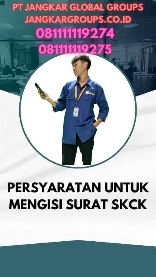 Persyaratan untuk mengisi surat SKCK