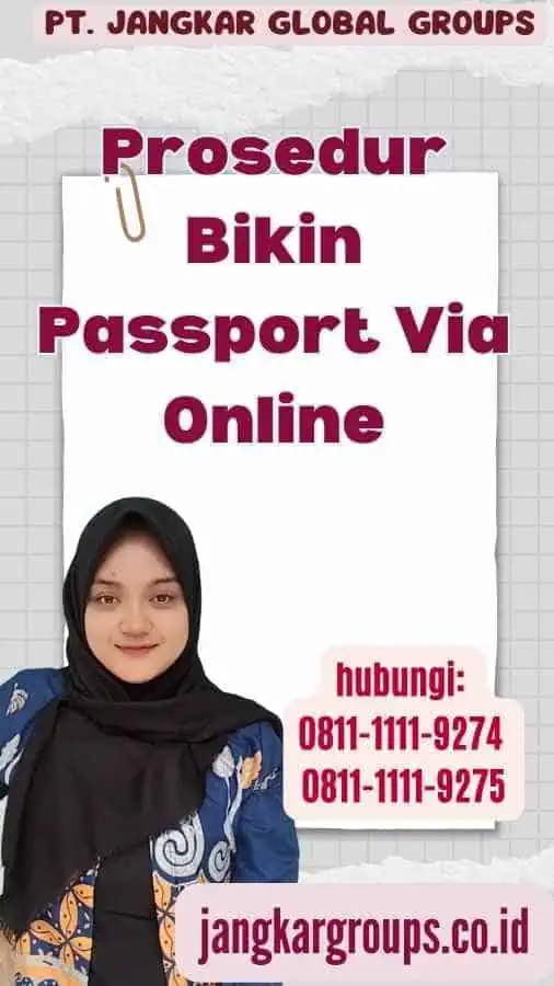 Prosedur Bikin Passport Via Online