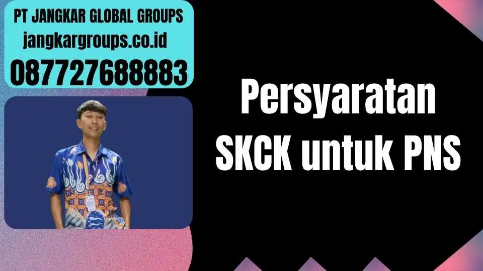 Proses Pengajuan  SKCK Daftar PNS