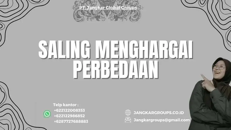 Saling menghargai perbedaan