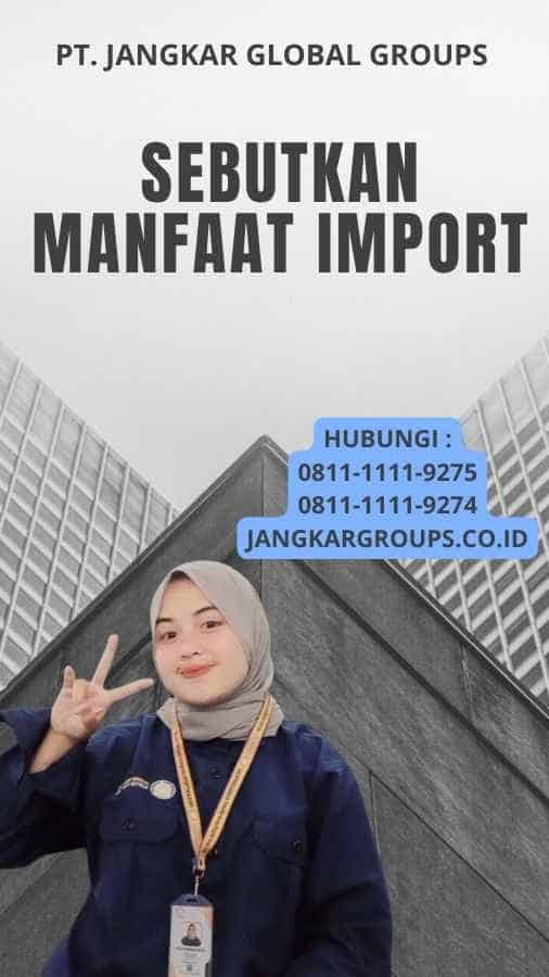 Sebutkan Manfaat Import