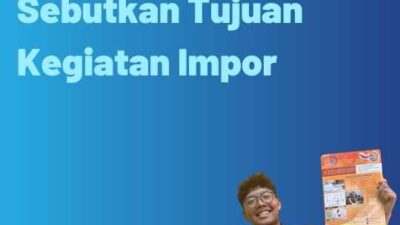 Sebutkan Tujuan Kegiatan Impor