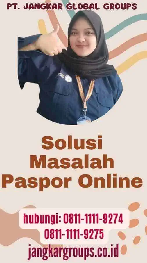 Solusi Masalah Paspor Online