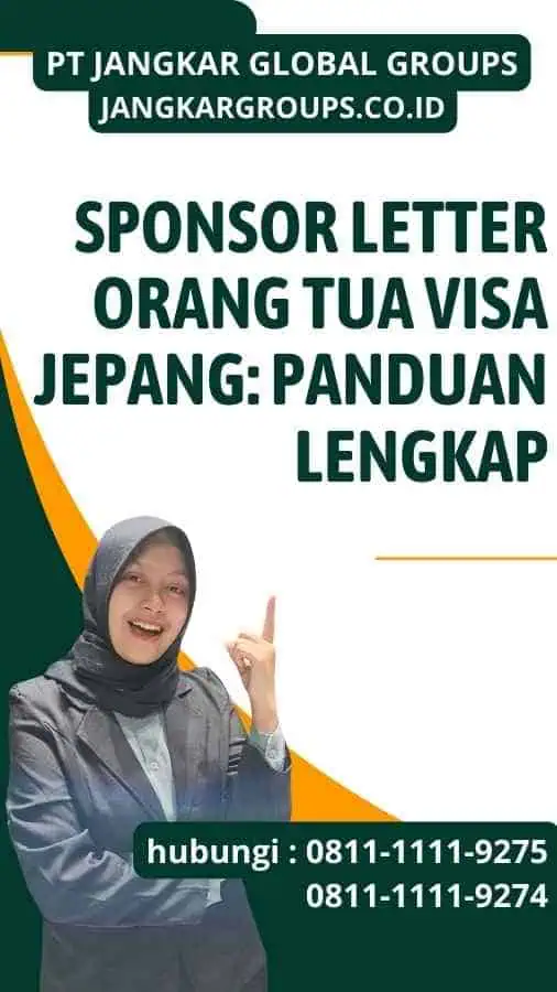 Sponsor Letter Orang Tua Visa Jepang Panduan Lengkap