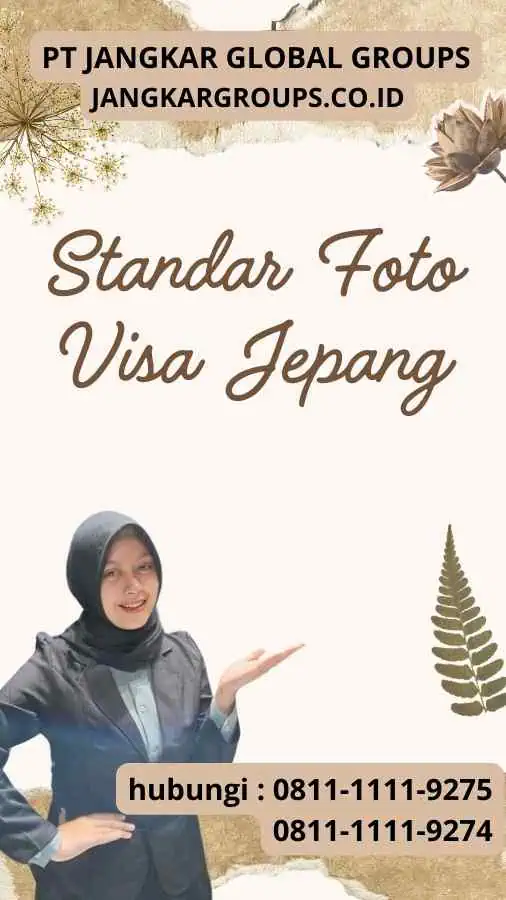 Standar Foto Visa Jepang