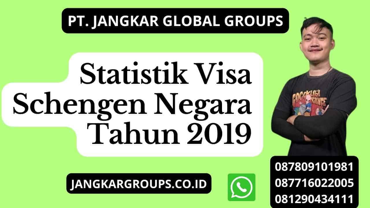 Statistik Visa Schengen Negara Tahun 2019