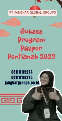 Sukses Program Paspor Pontianak 2023