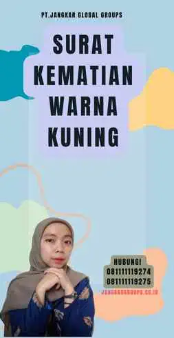 Surat Kematian Warna Kuning