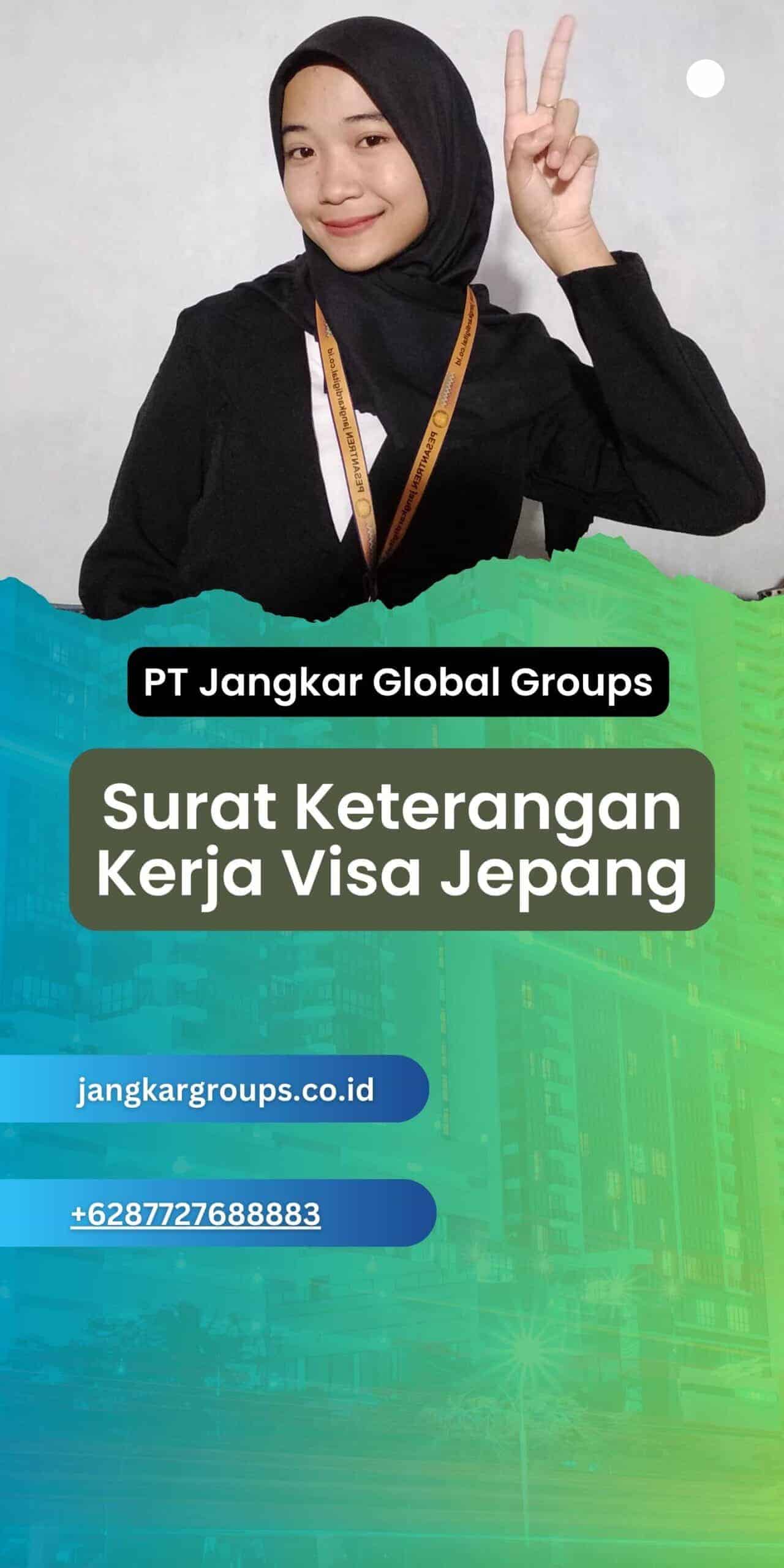 Surat Keterangan Kerja Visa Jepang