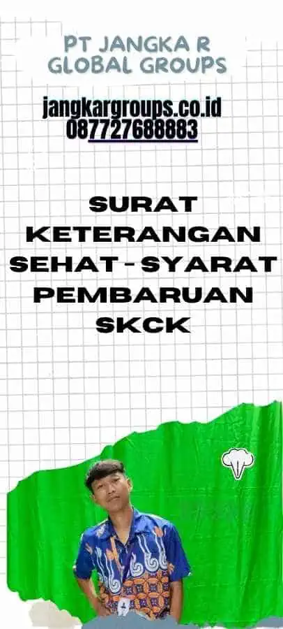 Surat Keterangan Sehat - Syarat Pembaruan SKCK