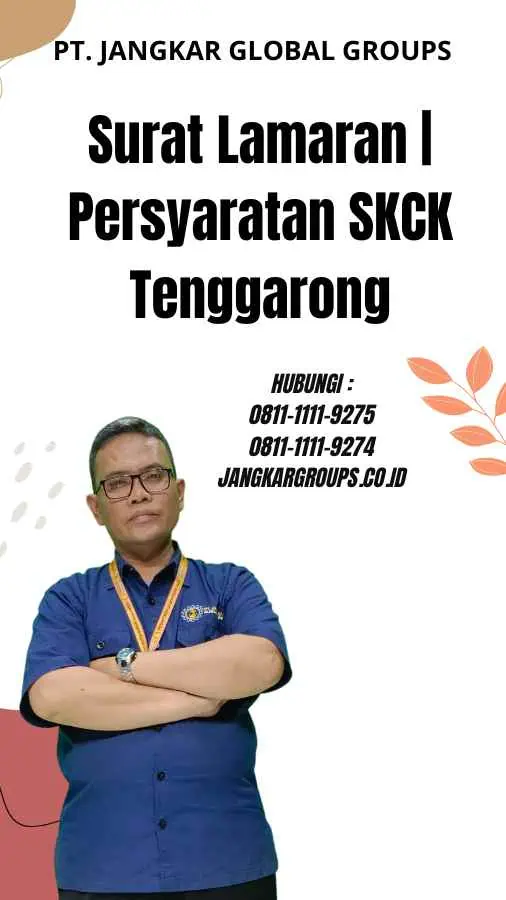 Surat Lamaran Persyaratan SKCK Tenggarong