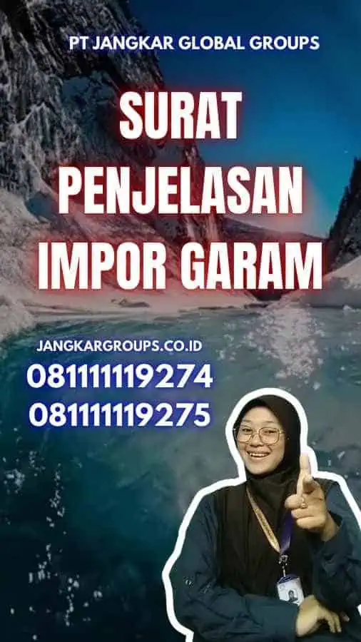 Surat Penjelasan Impor Garam