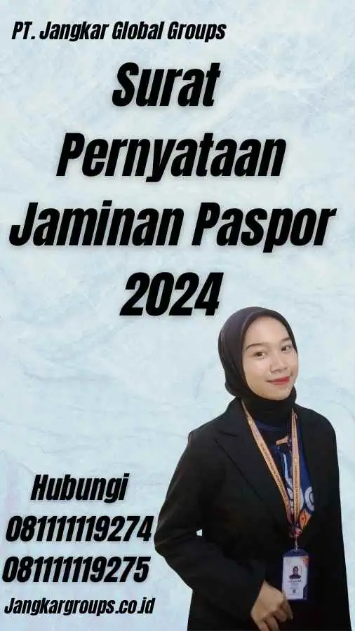 Surat Pernyataan Jaminan Paspor 2024