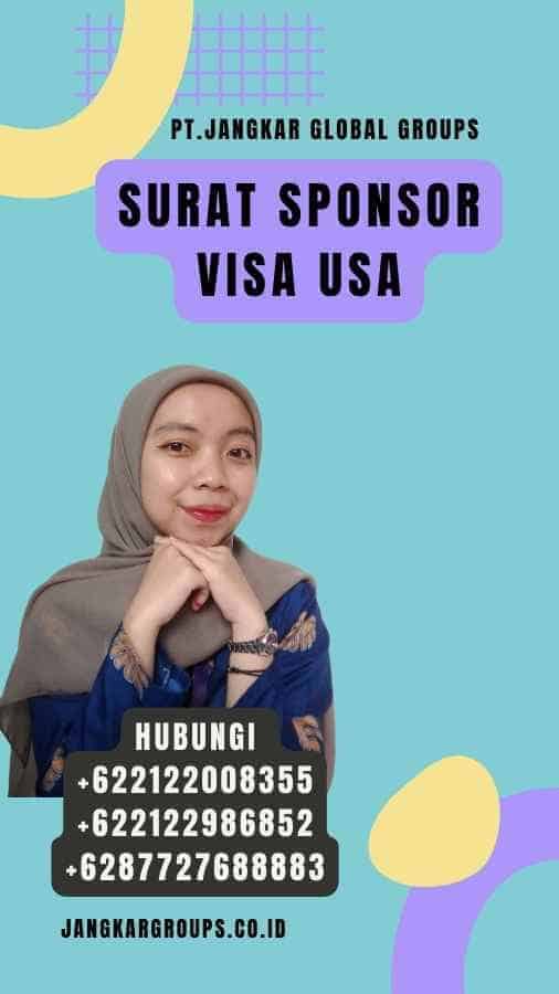 Surat Sponsor Visa USA