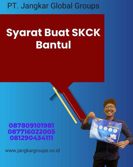 Syarat Buat SKCK Bantul