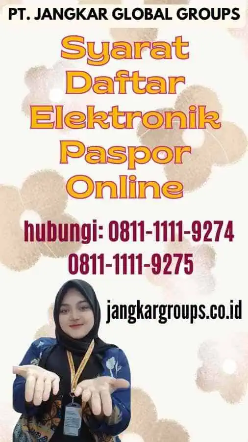 Syarat Daftar Elektronik Paspor Online