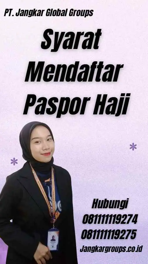 Syarat Mendaftar Paspor Haji