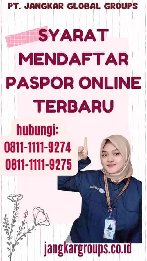 Syarat Mendaftar Paspor Online Terbaru