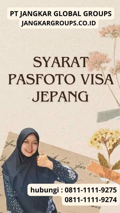 Syarat PasFoto Visa Jepang