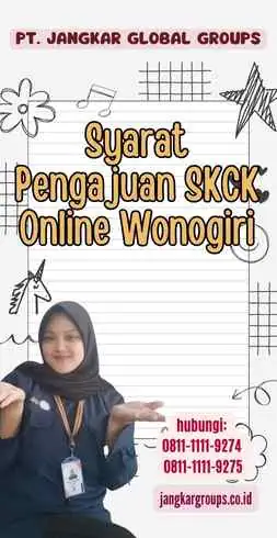 Syarat Pengajuan SKCK Online Wonogiri