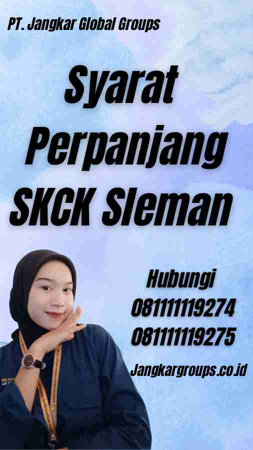 Syarat Perpanjang SKCK Sleman