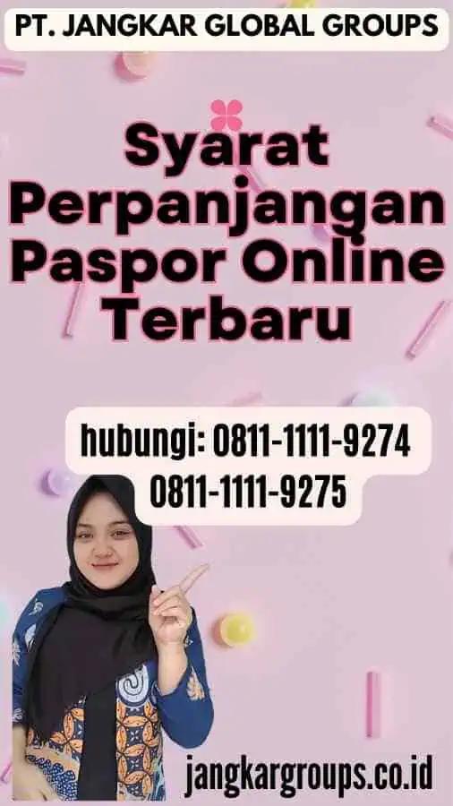 Syarat Perpanjangan Paspor Online Terbaru