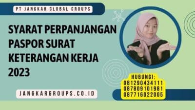 Syarat Perpanjangan Paspor Surat Keterangan Kerja 2023