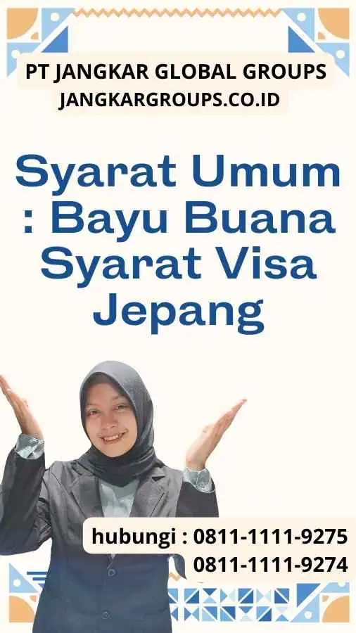 Syarat Umum Bayu Buana Syarat Visa Jepang