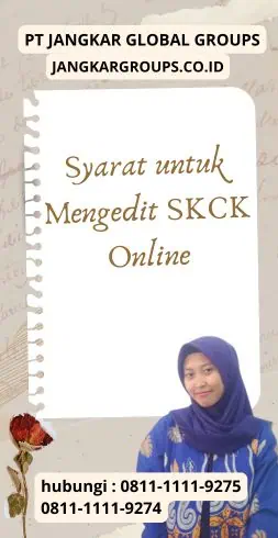 Syarat untuk Mengedit SKCK Online