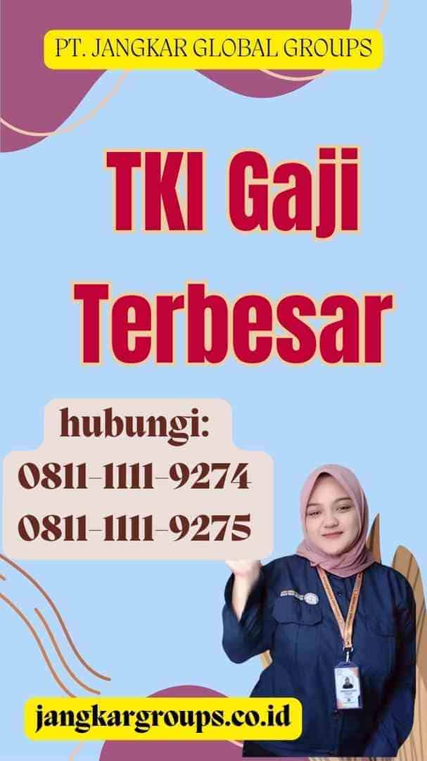 TKI Gaji Terbesar