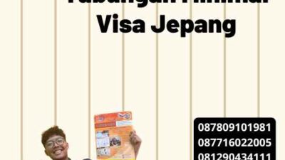 Tabungan Minimal Visa Jepang