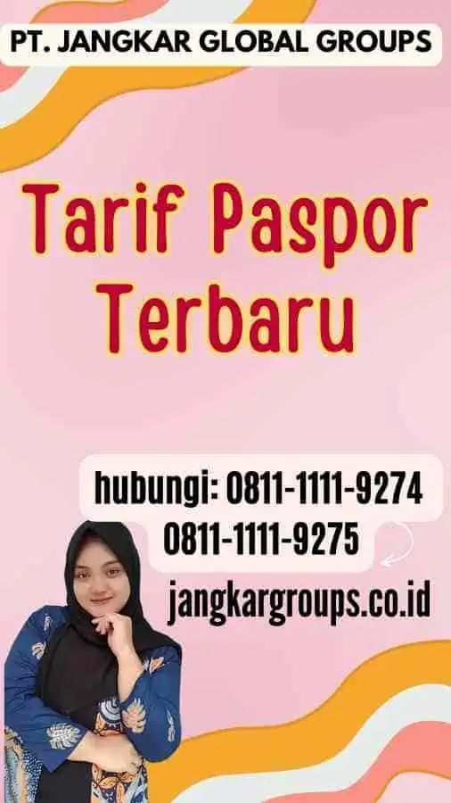 Tarif Paspor Terbaru