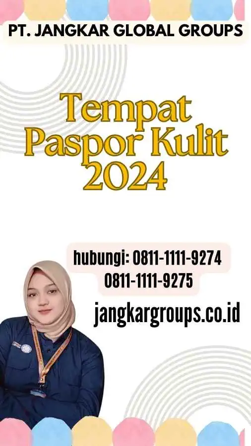 Tempat Paspor Kulit 2024