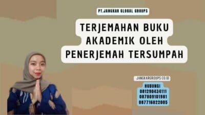 Terjemahan Buku Akademik Oleh Penerjemah Tersumpah