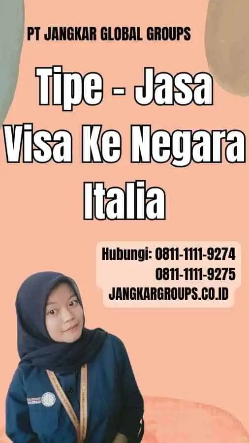 Tipe Jasa Visa Ke Negara Italia