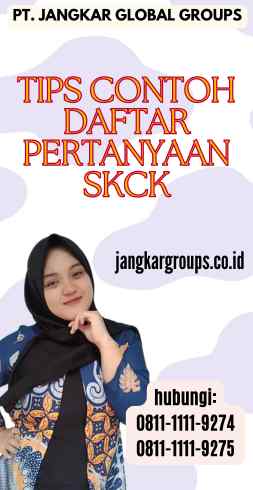 Tips Contoh Daftar Pertanyaan SKCK