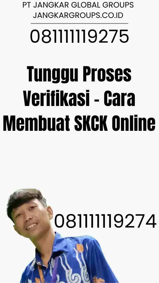 Tunggu Proses Verifikasi - Cara Membuat SKCK Online