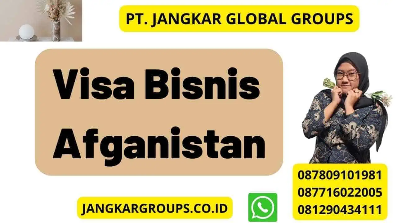 Visa Bisnis Afganistan