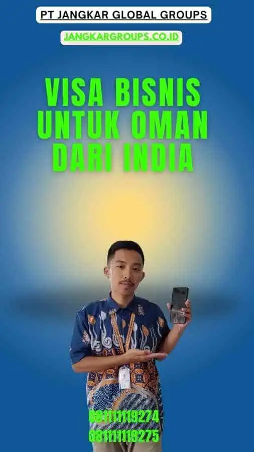 Visa Bisnis untuk Oman dari India