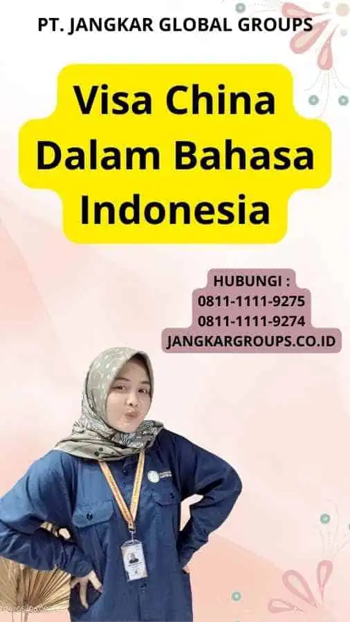 Visa China Dalam Bahasa Indonesia