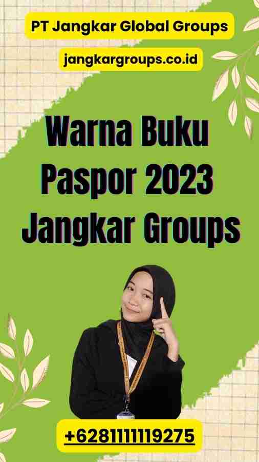 Warna Buku Paspor 2023 Jangkar Groups