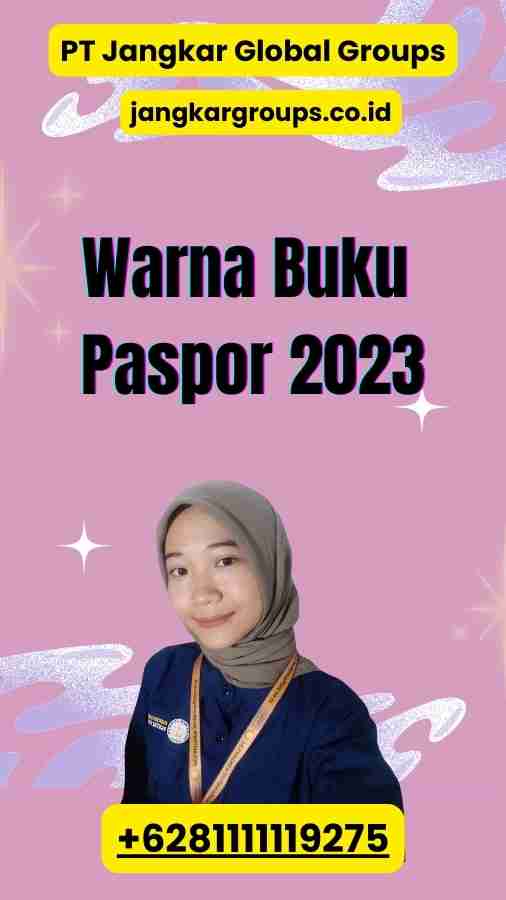 Warna Buku Paspor 2023