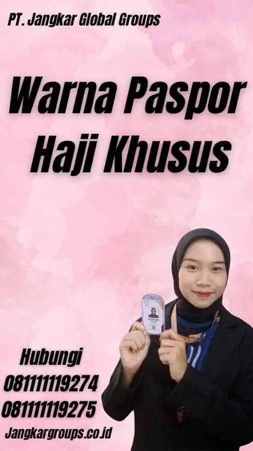 Warna Paspor Haji Khusus