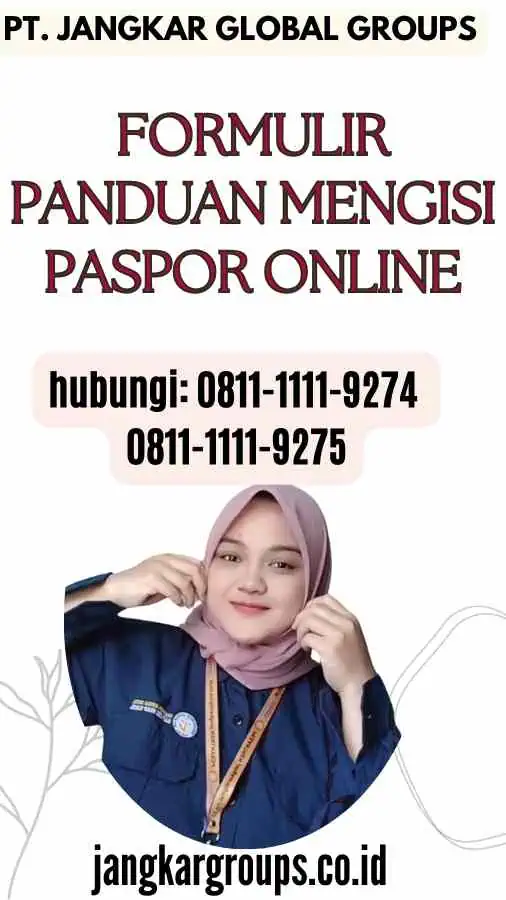 formulir Panduan Mengisi Paspor Online