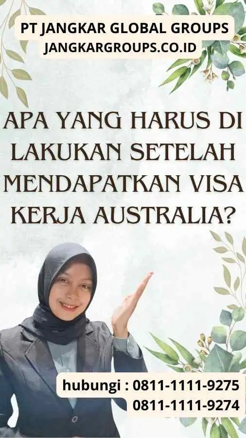 Apa Yang Harus Di lakukan Setelah Mendapatkan Visa Kerja Australia? : Sektor Manajemen Proyek