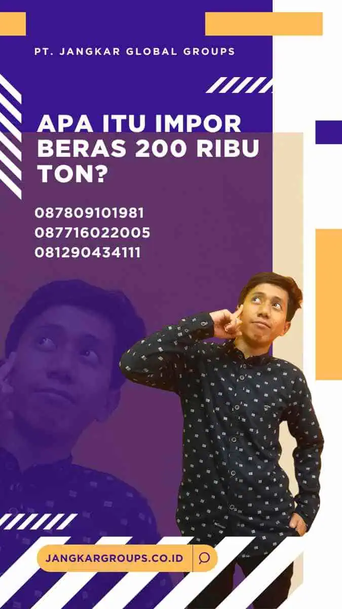 Apa itu Impor Beras 200 Ribu Ton?